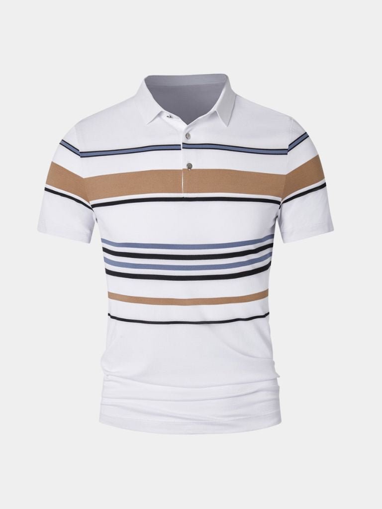 Sunset Stripe Polo | Savile & Co.