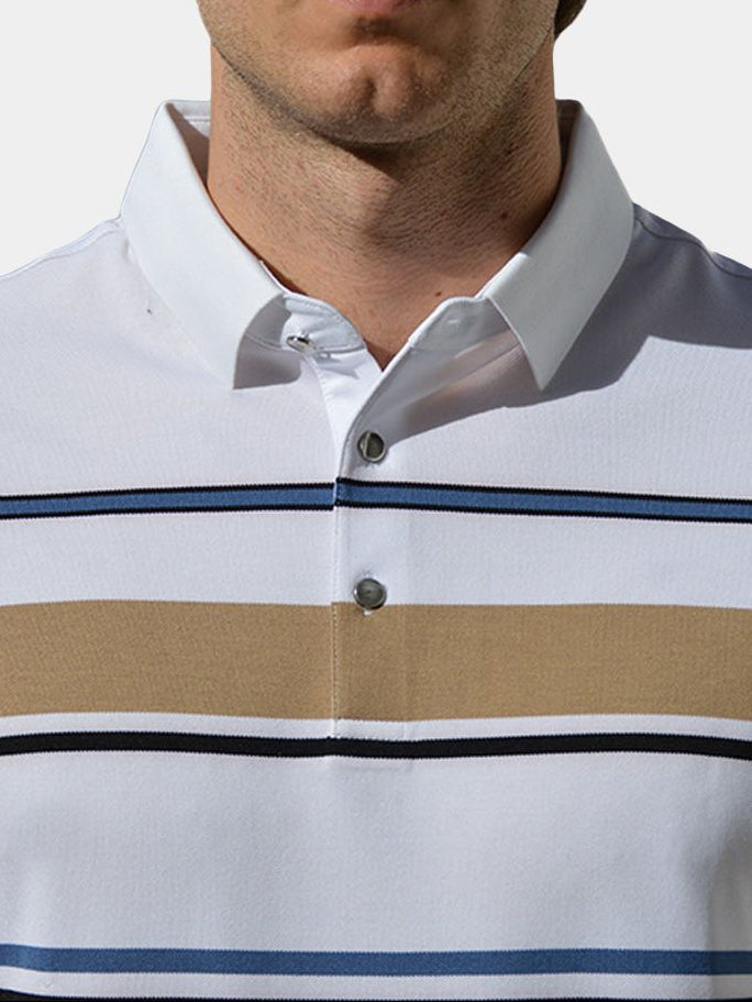 Sunset Stripe Polo | Savile & Co.