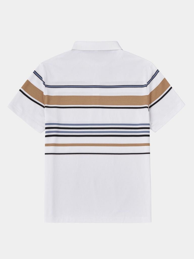 Sunset Stripe Polo | Savile & Co.