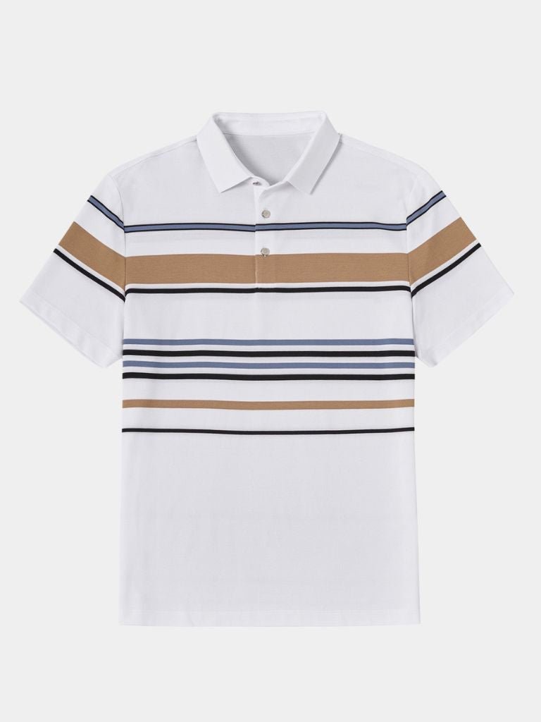 Sunset Stripe Polo | Savile & Co.