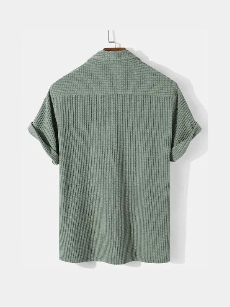 Textured Short Sleeve Shirt | Savile & Co.