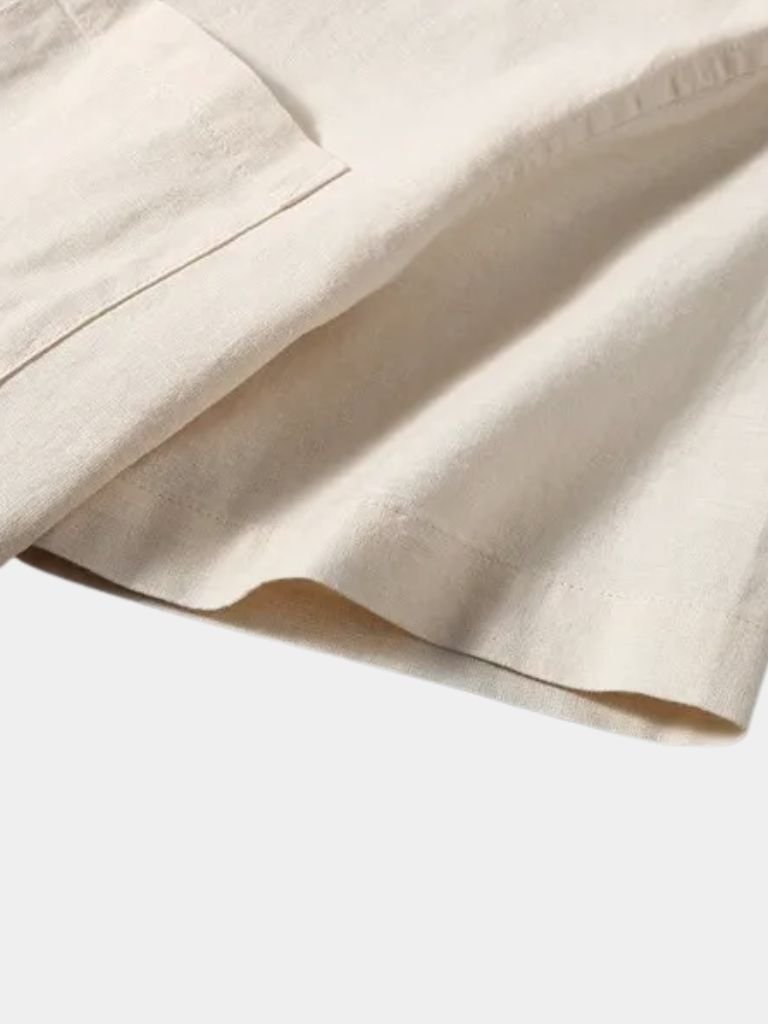 White Wellspring Linen T-Shirt | Savile & Co.