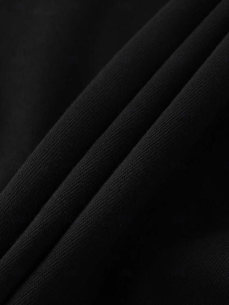 Zip Black Lapel Sports Sweatshirt | Savile & Co.