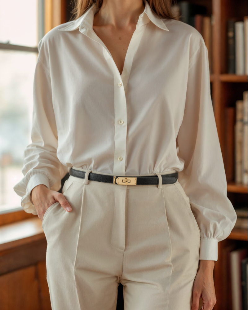 Vintage Slim Belt | Savile & Co.