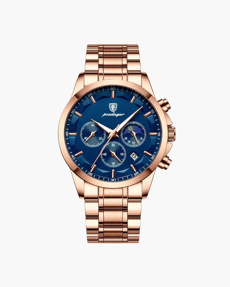 Precision Chronograph Steel Watch | Savile & Co.