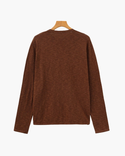Linen Cotton Essential Crewneck | Savile & Co.