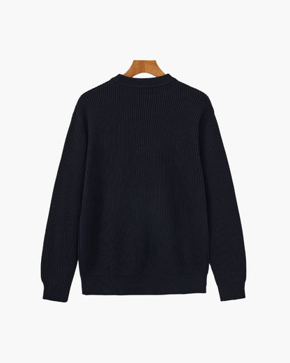 Rib Knit Crewneck | Savile & Co.