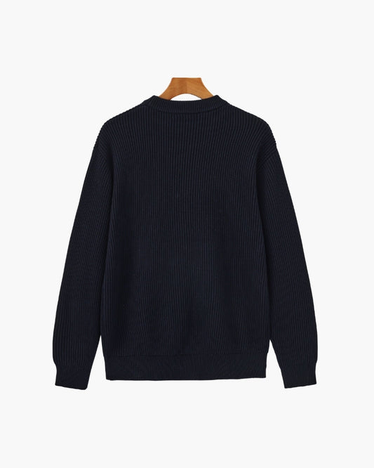 Rib Knit Crewneck | Savile & Co.