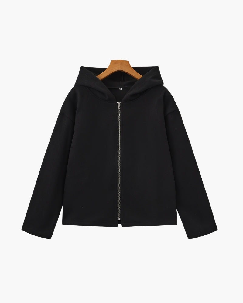 Marlow Wool Zip Coat | Savile & Co.