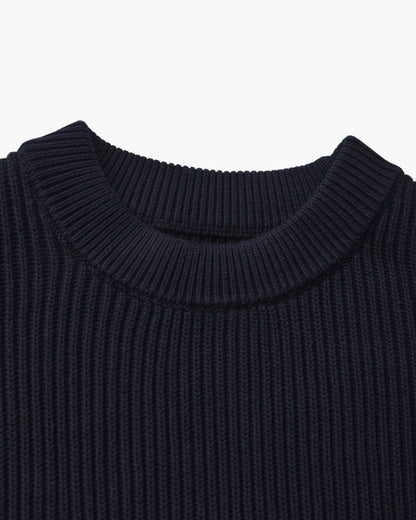 Rib Knit Crewneck | Savile & Co.