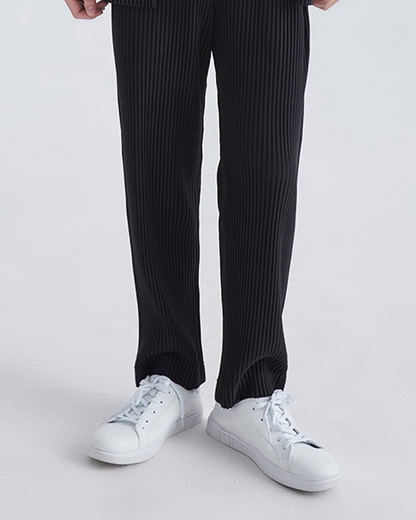 Ribbed Cotton Pantalon | Savile & Co.