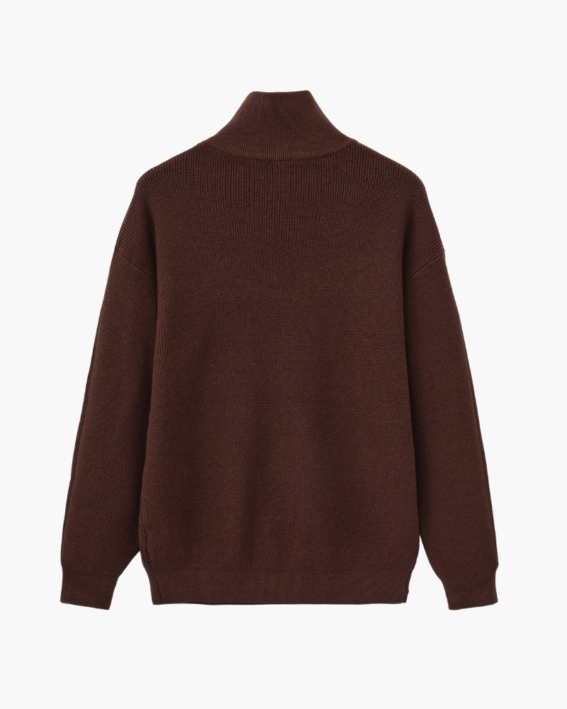 Refined Half-Zip Knit Pullover | Savile & Co.