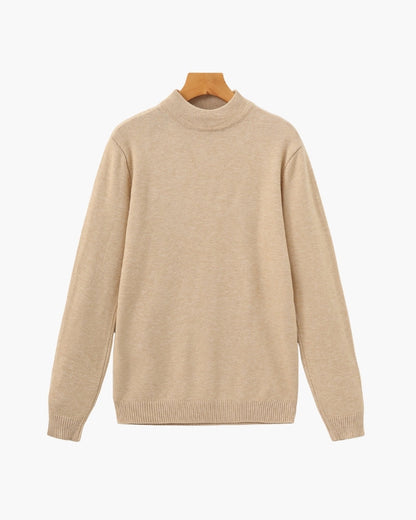 Essential Ribbed Mock Neck Sweater | Savile & Co.