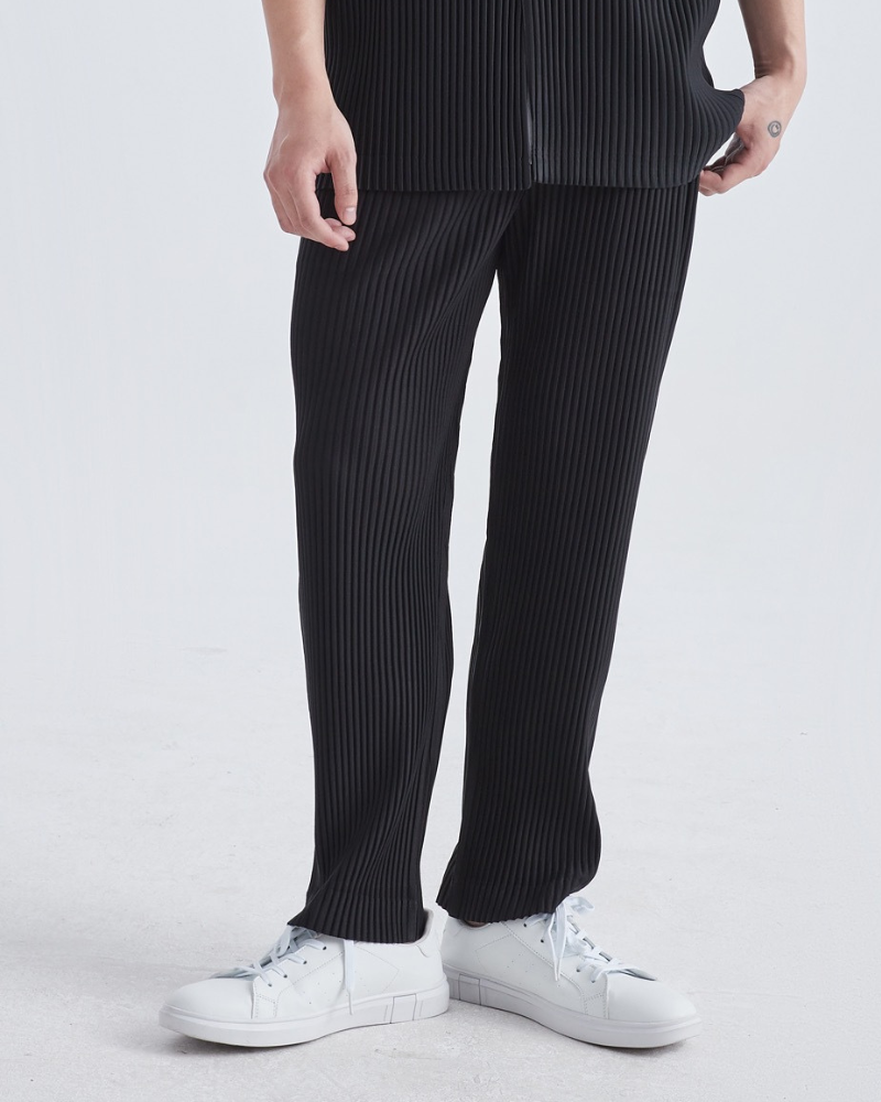 Ribbed Cotton Pantalon | Savile & Co.
