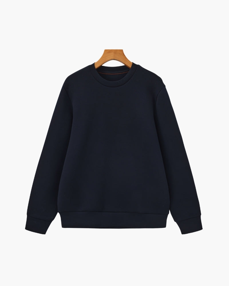 Classic Modal Blend Crewneck Sweatshirt | Savile & Co.
