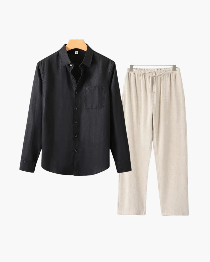 Linen Combo (Longsleeve) | Savile & Co.