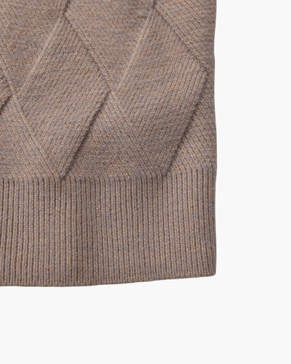Diamond Knit Crewneck Sweater | Savile & Co.
