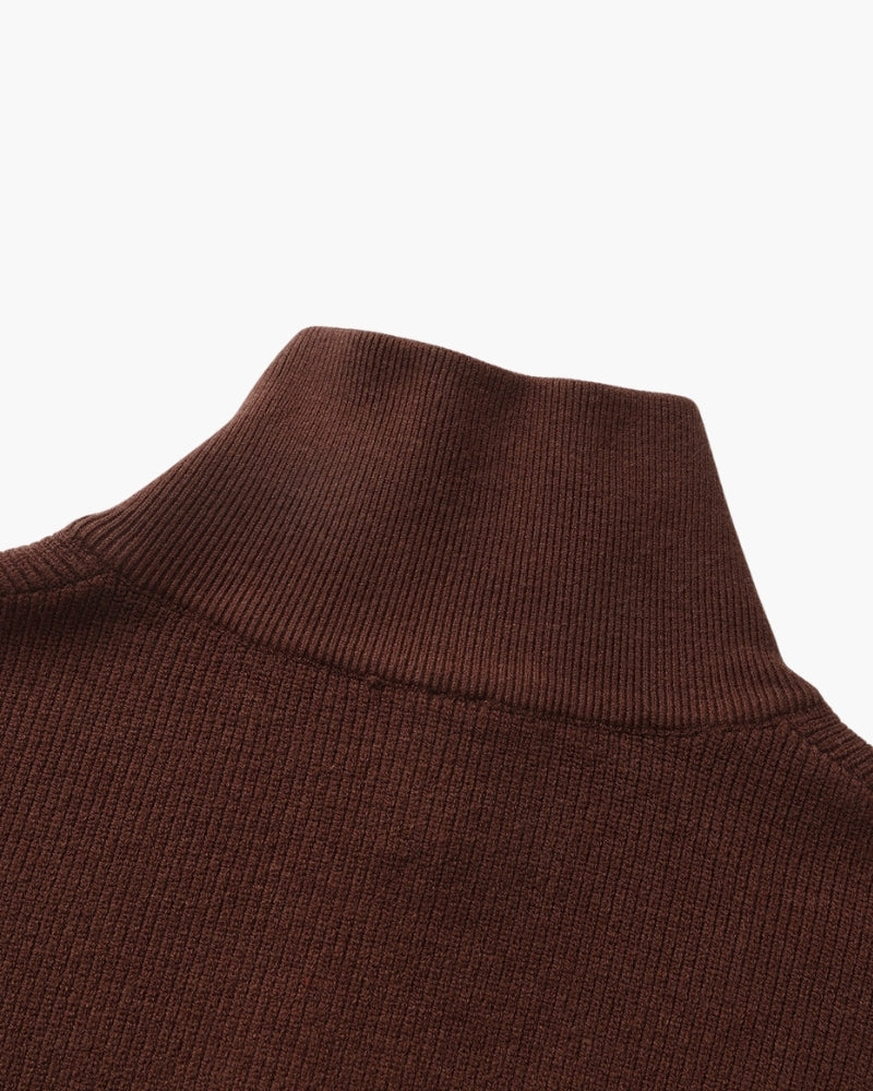 Refined Half-Zip Knit Pullover | Savile & Co.
