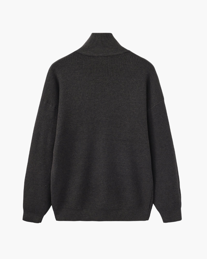 Refined Half-Zip Knit Pullover | Savile & Co.