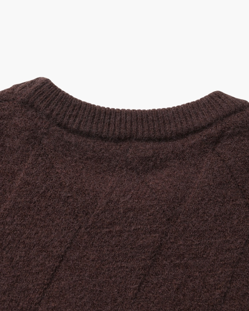 Diamond Knit Crewneck Sweater | Savile & Co.