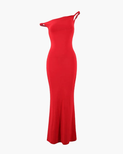 One-Shoulder Bodycon Long Dress | Savile & Co.