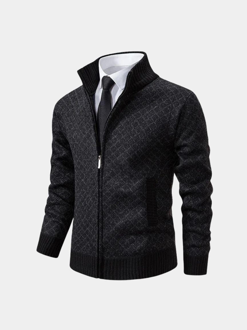 Vintage Jacquard Cardigan | Savile & Co.