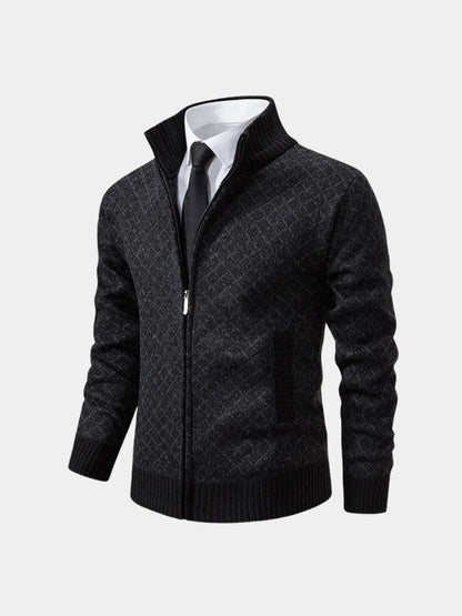 Vintage Jacquard Cardigan | Savile & Co.
