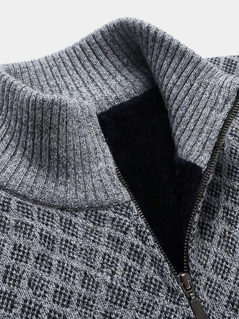 Vintage Jacquard Cardigan | Savile & Co.
