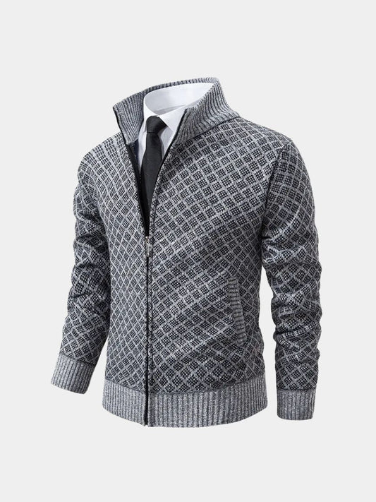 Vintage Jacquard Cardigan | Savile & Co.