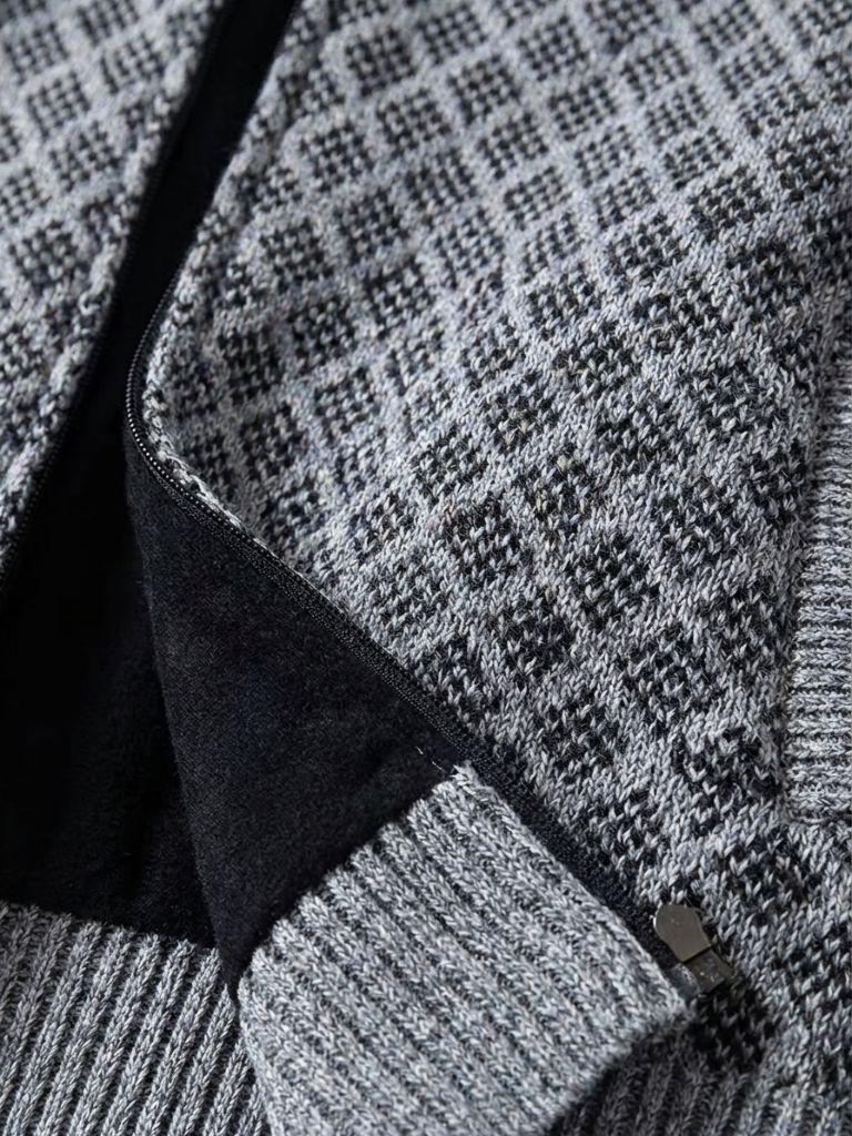 Vintage Jacquard Cardigan | Savile & Co.