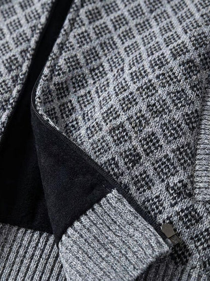 Vintage Jacquard Cardigan | Savile & Co.