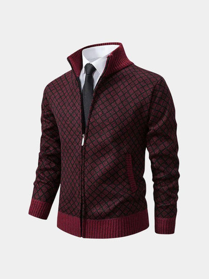 Vintage Jacquard Cardigan | Savile & Co.