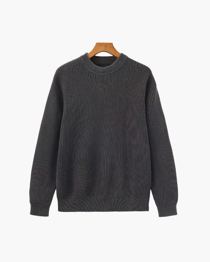 Rib Knit Crewneck | Savile & Co.