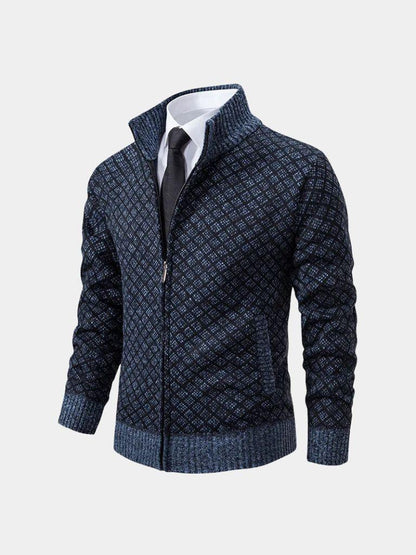 Vintage Jacquard Cardigan | Savile & Co.