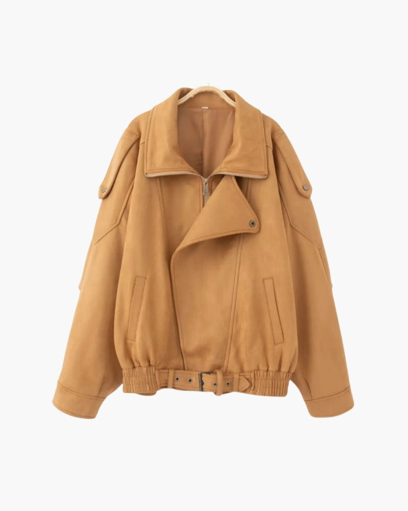 Vintage Suede Drape Jacket | Savile & Co.
