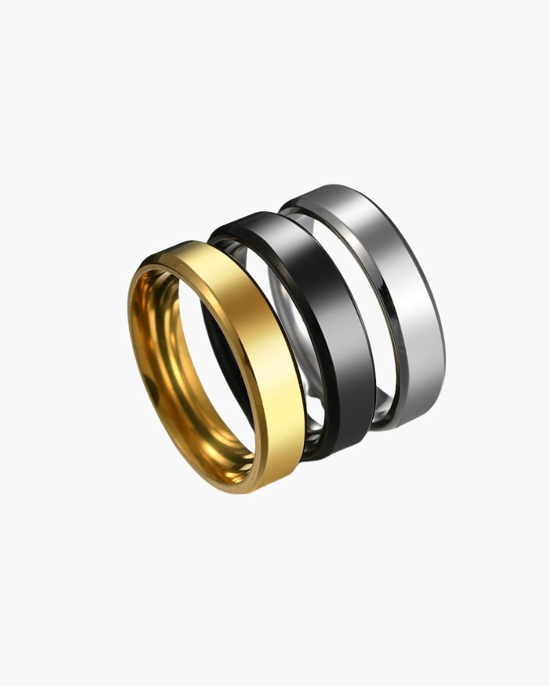 Trinity Steel Ring | Savile & Co.