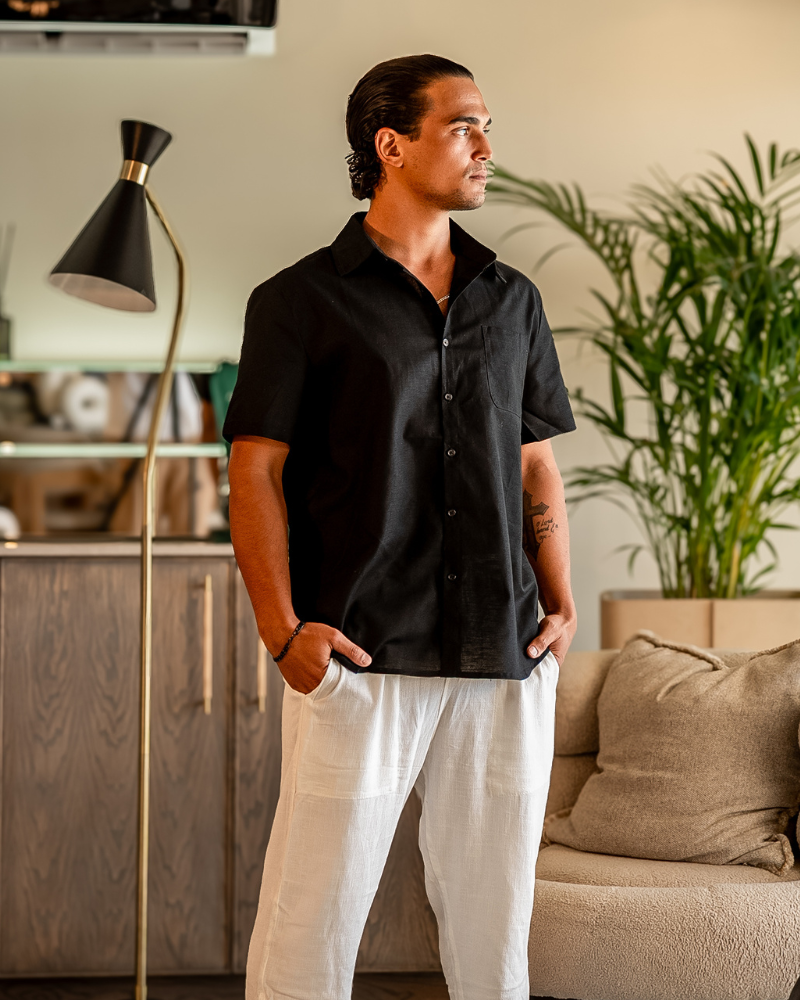 Cape Town - Linen Shirt (Shortsleeve) | Savile & Co.