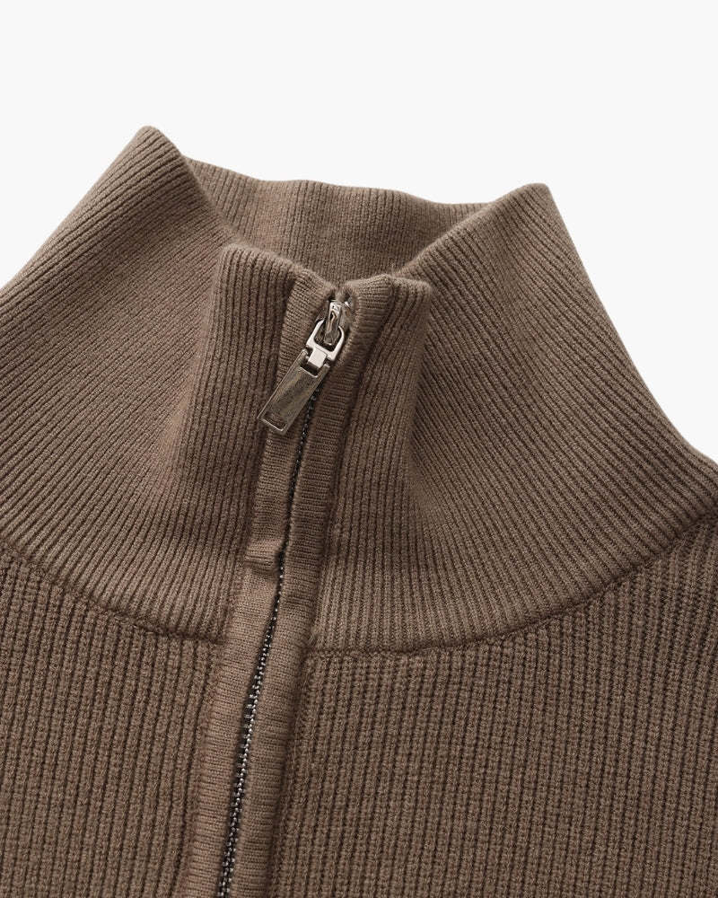 Refined Half-Zip Knit Pullover - Savile & Co.