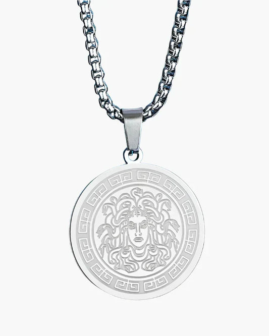 Medusa Long Chain (Gold & Silver) | Savile & Co.