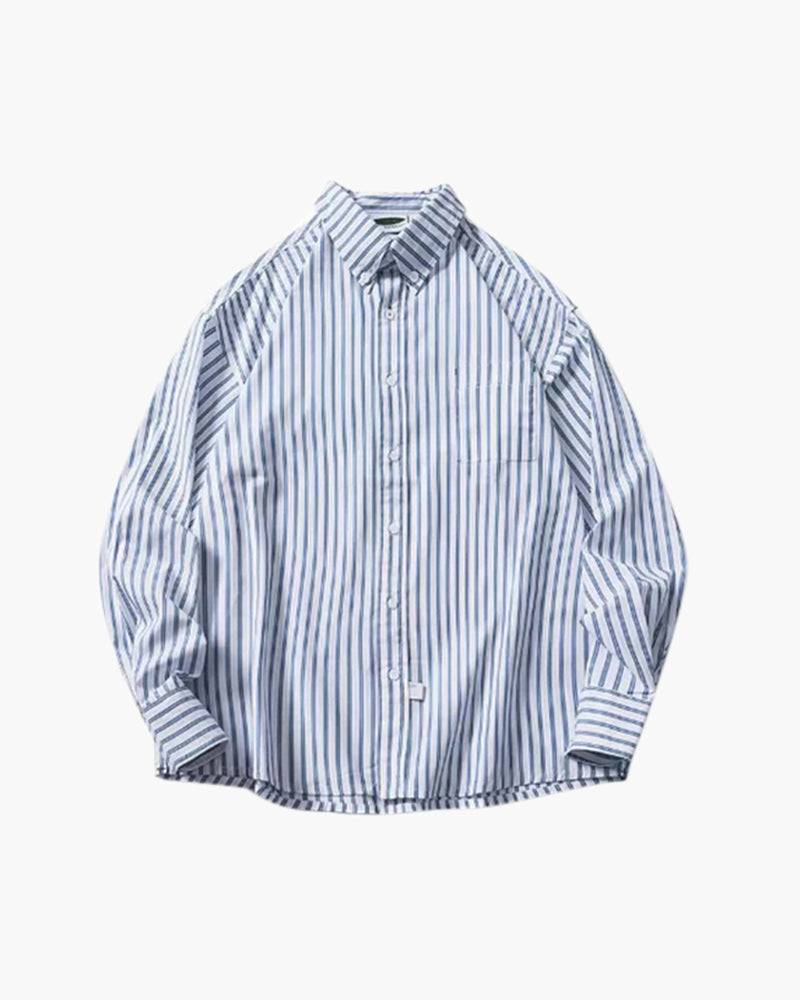 Oversized Striped Shirt | Savile & Co.