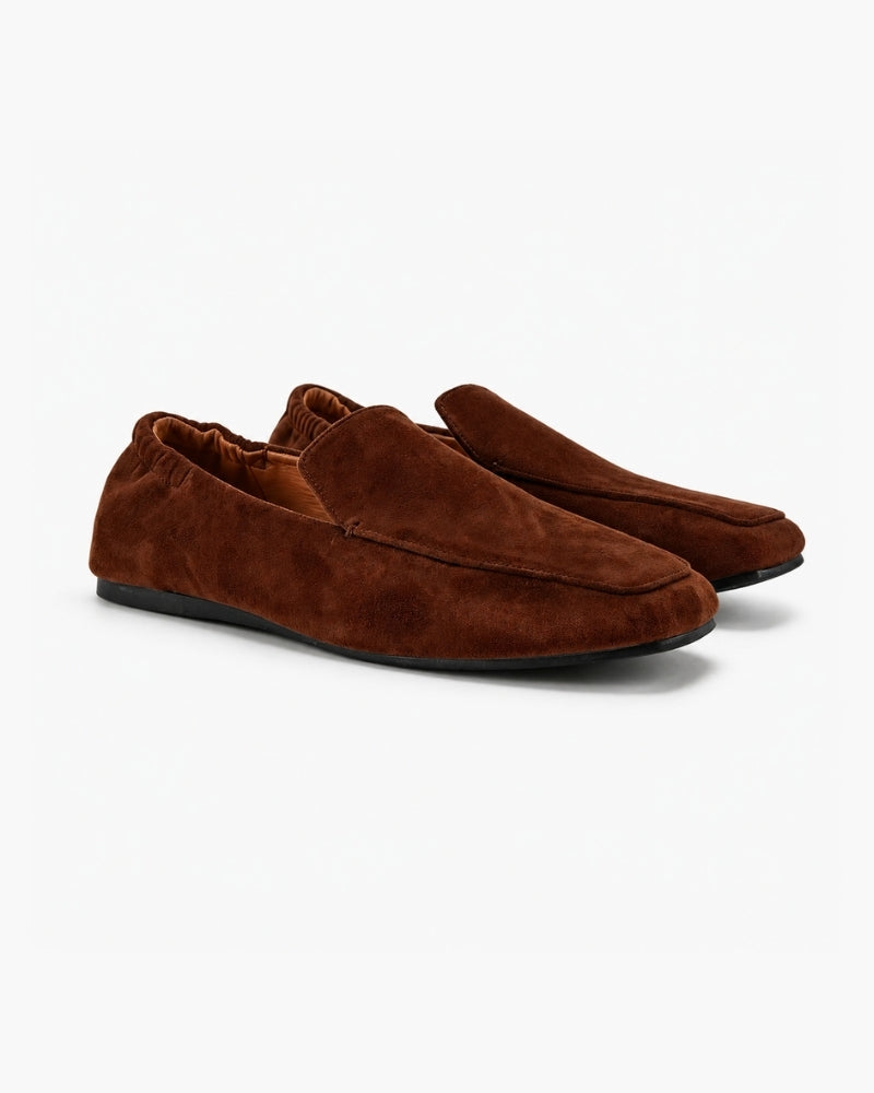 Premium Brown Suede Loafers | Savile & Co.