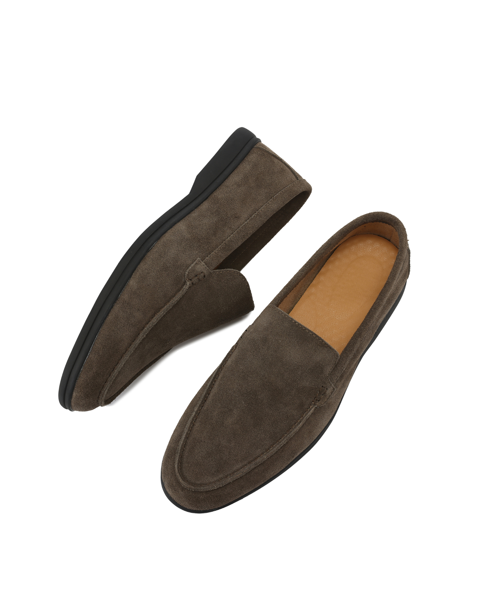 Premium Suede Loafers - Black Soles | Savile & Co.