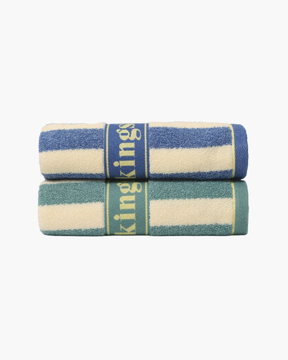 Coastal Stripe Hand Towel | Savile & Co.