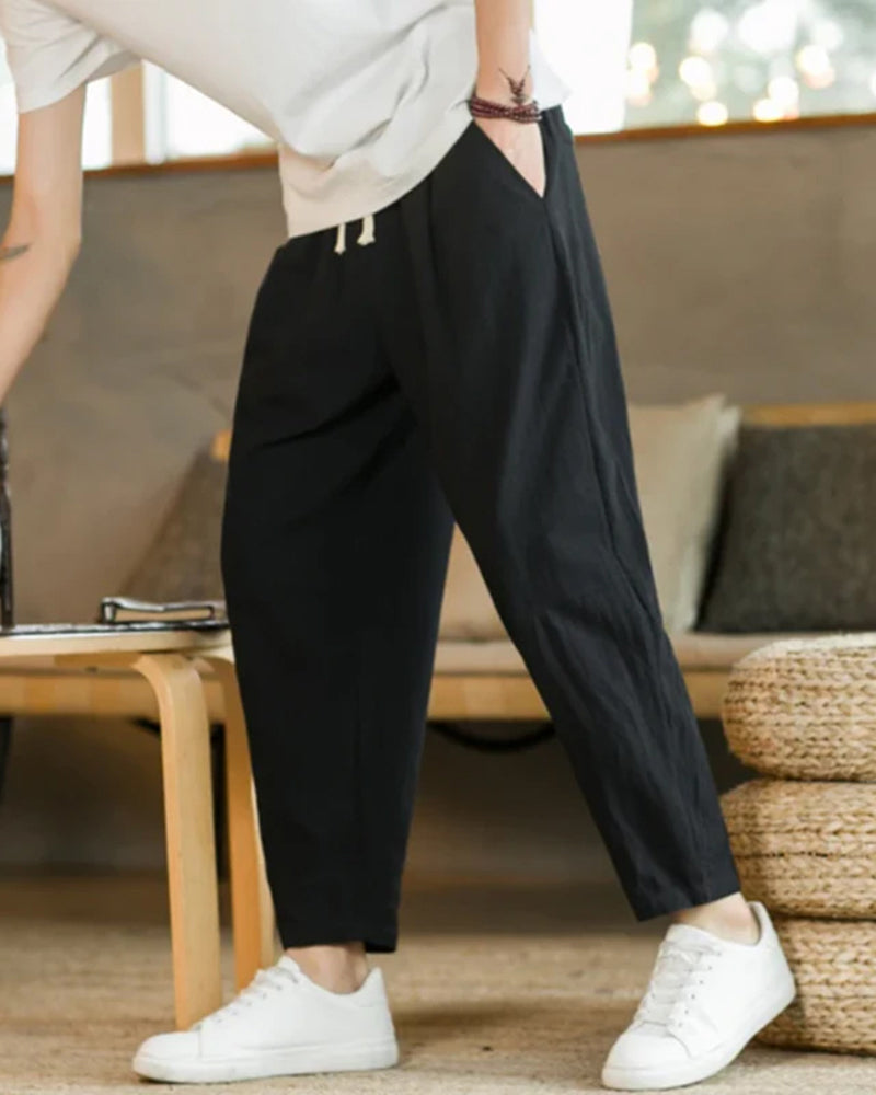 Cancun Cotton Pantalon | Savile & Co.