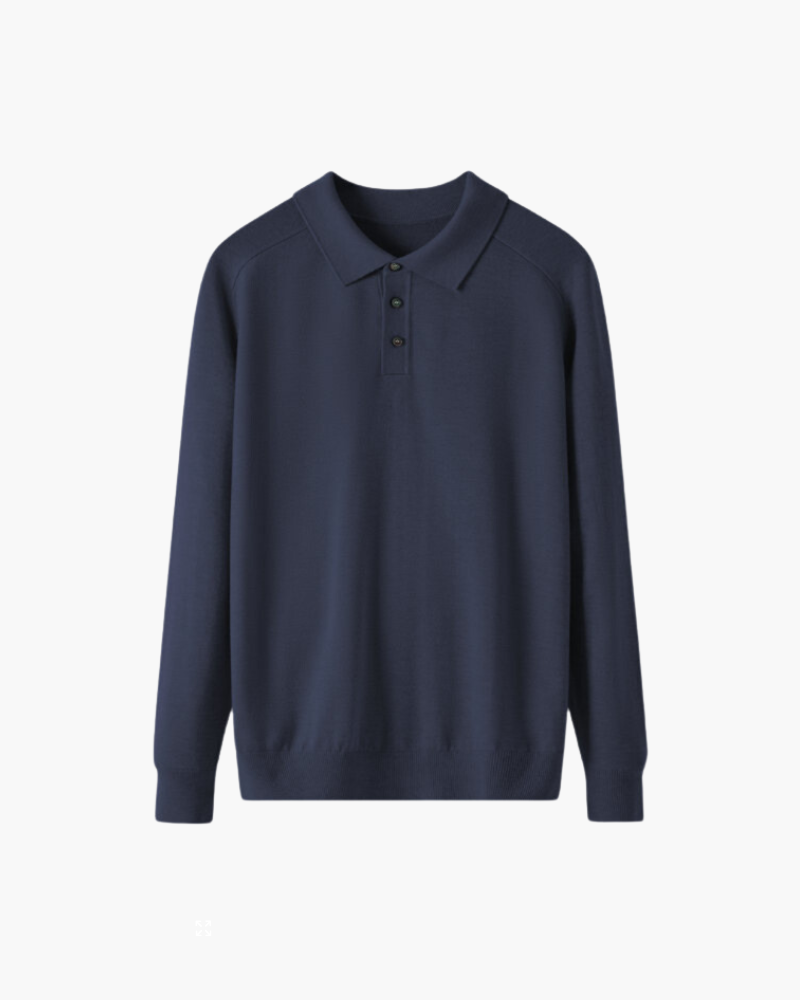 100% Premium Wool Polo | Savile & Co.