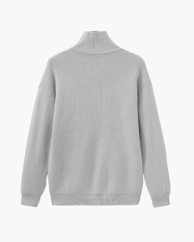 Refined Half-Zip Knit Pullover - Savile & Co.
