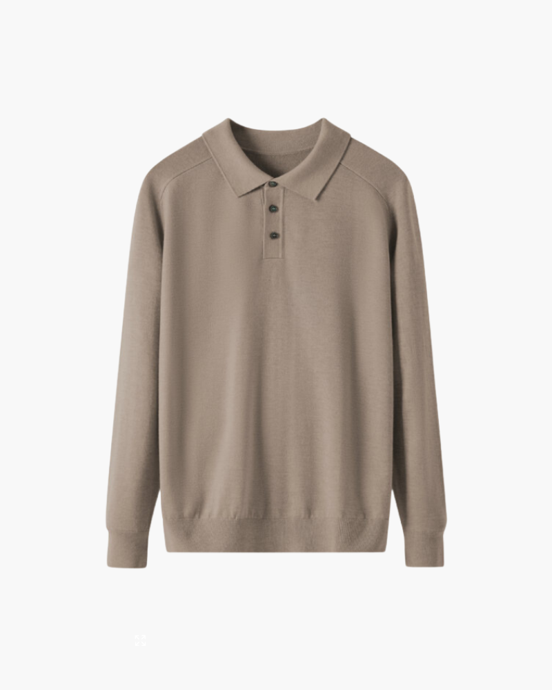 100% Premium Wool Polo | Savile & Co.