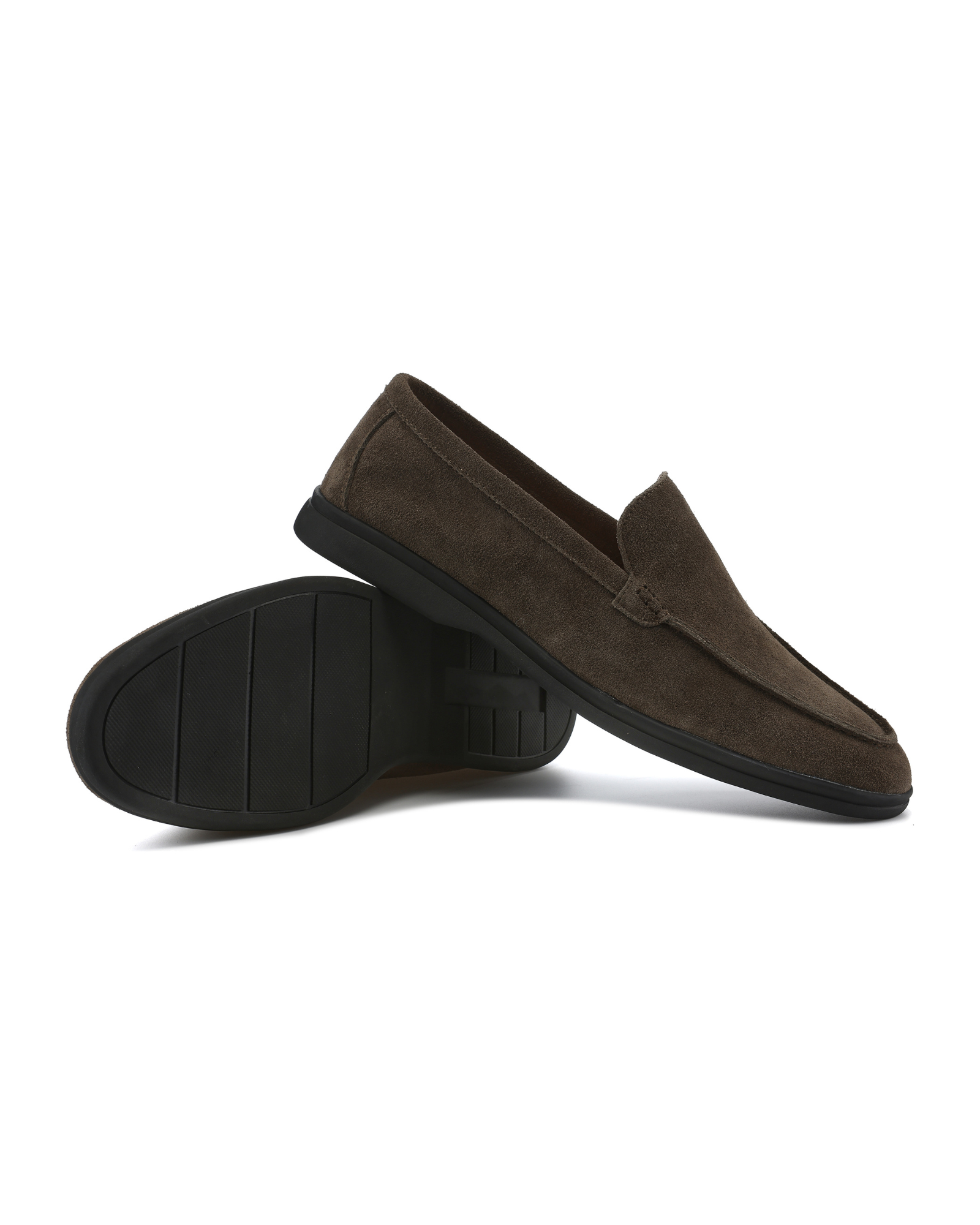 Premium Suede Loafers - Black Soles | Savile & Co.