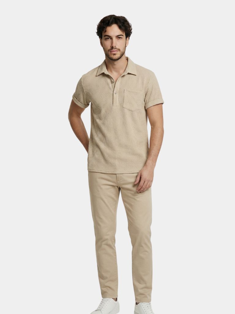 Textured Short Sleeve Shirt | Savile & Co.