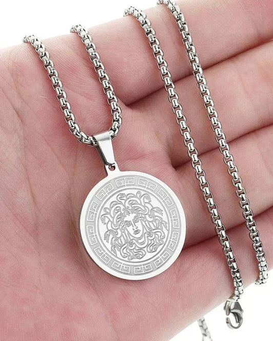 Medusa Long Chain (Gold & Silver) | Savile & Co.